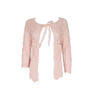 coquette crochet lace cardigan